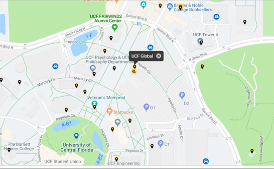 ucf campus map